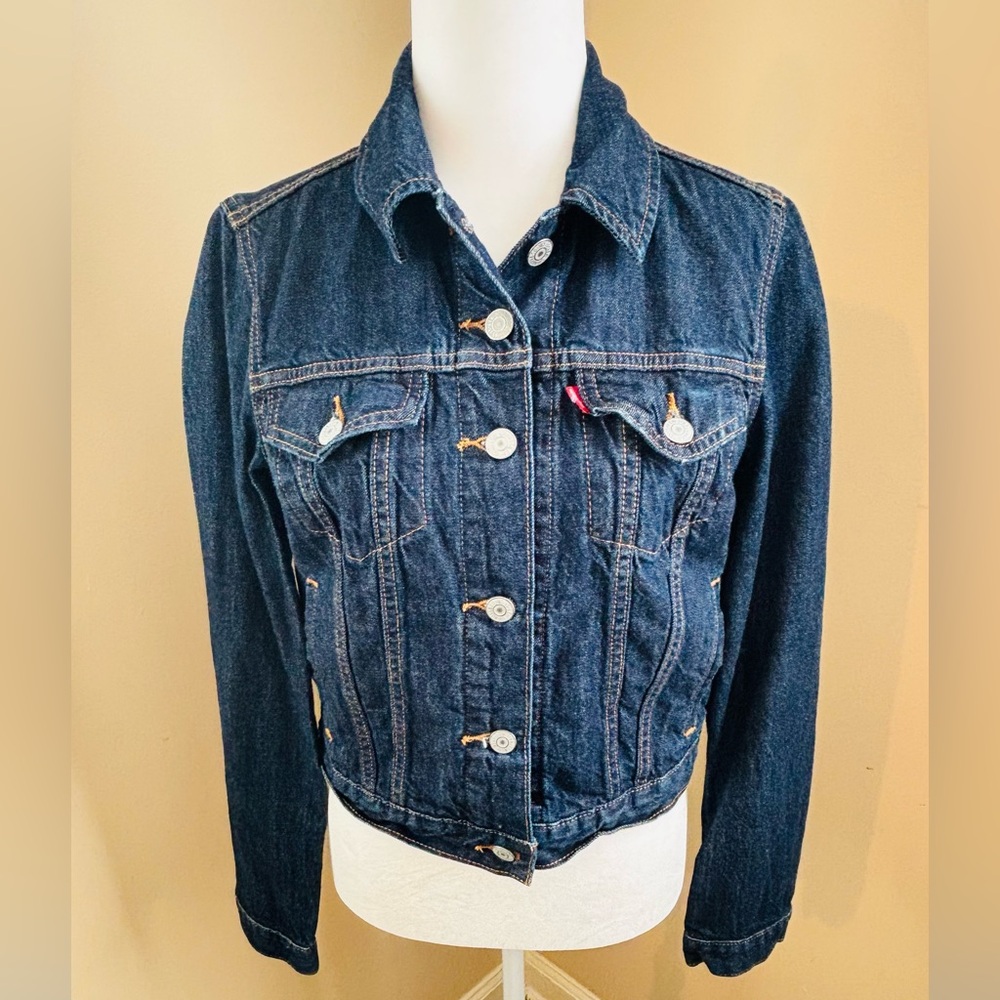 Levi's Dark Blue Jean Jacket for Women